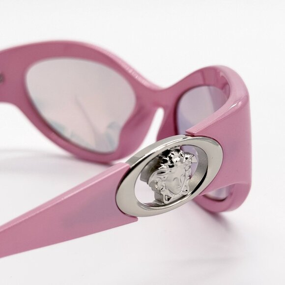 NEW VE4485 5521/Z VERSACE PINK OVERSIZED SUNGLASSES VERSACE MOD 4485 - Picture 7 of 10